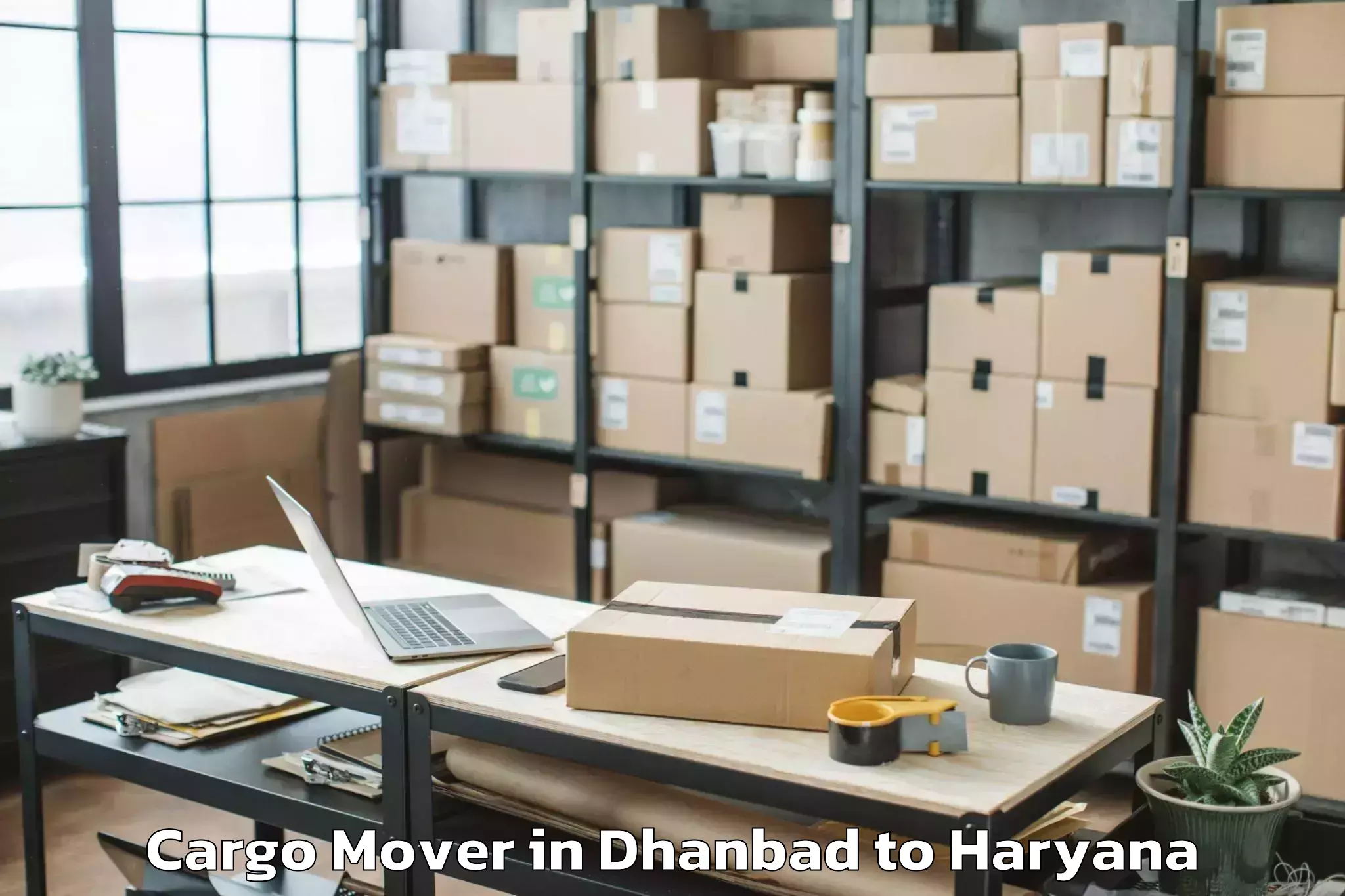 Book Dhanbad to Ganaur Cargo Mover